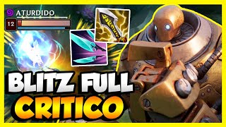 🤯BLITZCRANK CON 2300 CON UN GOLPE CRITICO ONE SHOT TOTAL🤯 LEAGUE OF LEGENDS [upl. by Alwitt]