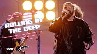 Christophe  Rolling In The Deep  Halve finale  The Voice van Vlaanderen  VTM [upl. by Hebrew124]