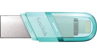 SanDisk iXpand Flash Drive Flip IceMint [upl. by Sirkin]