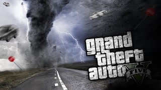 GTA 5 Mods  END OF THE WORLD TORNADO MOD GTA 5 PC Mods Gameplay [upl. by Ailhad]