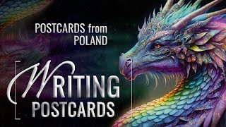 ✒️ Postcards from Poland  POSTCROSSING  Writing postcards 05  Mar 2024  Decorating [upl. by Arenahs]