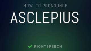 Asclepius  How to pronounce Asclepius [upl. by Eiznyl673]