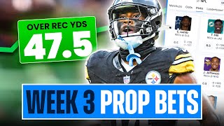 Top 10 NFL Week 3 Player Prop Bets Picks and Predictions 2024 [upl. by Nikki]