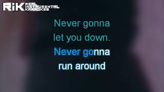 Never Gonna Give You Up Official Instrumental Karaoke  Rick Astley [upl. by Mcgannon]