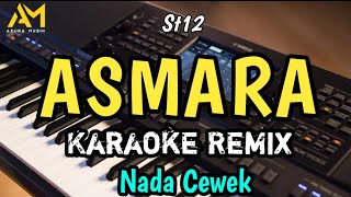 ASMARA KARAOKE REMIX NADA CEWEK  ST12 [upl. by Naiviv210]