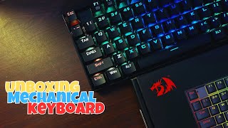 Redragon K552 Kumara Mechanical Keyboard Unboxing and Sound Test Red Switches vs Blue Switches [upl. by Caye879]