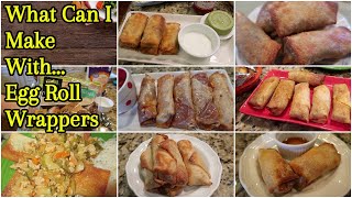 What Can I Make WithEgg Roll Wrappers  Cooking for Two  7 Ideas using Egg Roll Wrappers [upl. by Niad408]