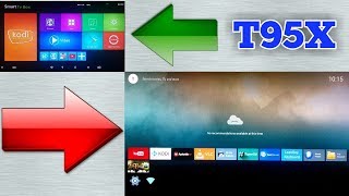 Leanback Launcher On Android TV Box T95X 2 GB  16 GB Amlogic S905X [upl. by Dittman502]