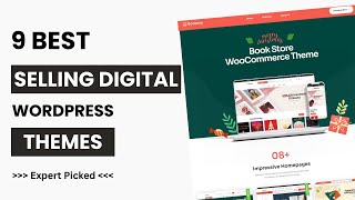 9 Best WordPress Themes for Selling Digital Products 2024  WooCommerce Digital Product Theme [upl. by Ahsitruc]