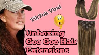 GOO GOO HAIR EXTENSIONS FROM TIKTOK  Opinionated Horsewoman [upl. by Redmer]