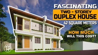 Fascinating TwoStorey Duplex House Design I Apartment Building I Complete House Tour [upl. by Trevor305]