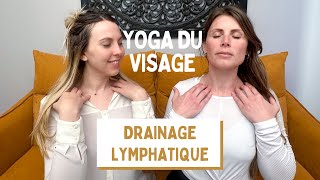 Drainage lymphatique du visage [upl. by Ecilayram]