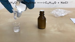 Quick and dirty Williamson ether synthesis of diethyl ether [upl. by Otilesoj817]