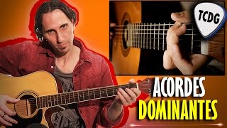 Como Tocar Acordes De Guitarra Acústica Para Principiantes 2 Dominantes 7 TCDG [upl. by Edahc]