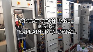 Switchgear Main LT Distribution Panel Making and Wiring step by step  Electrical panels [upl. by Lennon484]