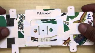 Foldscope Tutorial General Use [upl. by Eetnuahs]