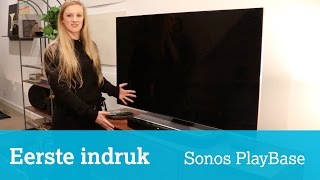 Eerste indruk Sonos Playbase soundbar waar je de tv op zet [upl. by Cote]