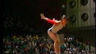 Aurelia Dobre 1987 World Championship AA Beam [upl. by Ralyt]