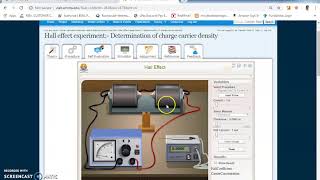 IIT Bombay Virtual Lab Hall Effect [upl. by Ainola]