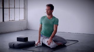 30 min Yin Yoga class quotRenewquot with Travis Eliot to help release stress and anxiety [upl. by Ainaj]