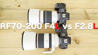 Обзорсравнение Canon RF 70200mm f28L IS vs EF 70200mm f28L III [upl. by Halueb]