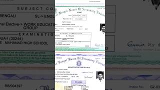 High secondary result amp Madhyamik admit cardold memories in school life [upl. by Rudich800]