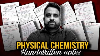 Physical chemistry all chapters handwritten notes  Ritik sir  Yakeen 20 handwritten notes  Neet [upl. by Hentrich]