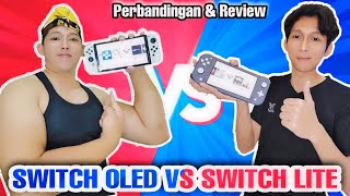 Nintendo Switch Lite Vs Switch Oled  OFW vs CFW dualboot bisa online  kamu masuk team mana [upl. by Ycnaf]