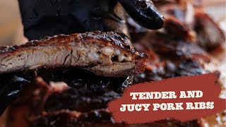 Tender and Juicy Pork Ribs  Low amp Slow  Josh Rawson [upl. by Eiramik]