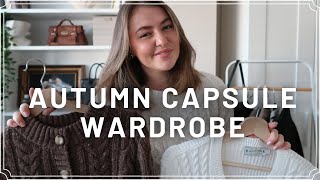 ULTIMATE AUTUMN CAPSULE WARDROBE 2024  ESSENTIAL WARDROBE PIECES  PetiteElliee [upl. by Wivinah]