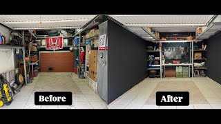 Rebuilding my garage in less than 10 minutes [upl. by Heddi]