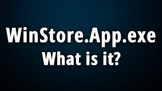 What is WinStoreAppexe  Is This Virus File [upl. by Carolann221]