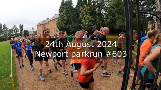 Newport parkrun 603  August 24th 2024 fast [upl. by Klement]