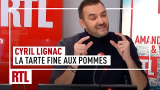 Cyril Lignac  la recette de la tarte fine aux pommes [upl. by Eedrahc]