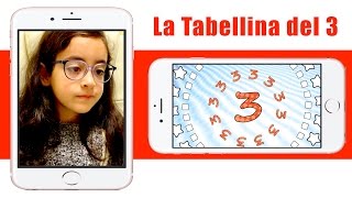 La tabellina del 3  tabellina del tre  canzoni per bambini  Sofia Del Baldo [upl. by Ivers]