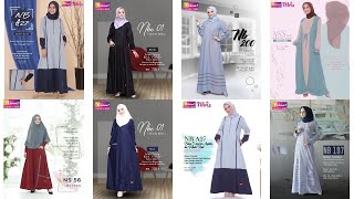 16 Model Gamis Nibras Terbaru 2021 [upl. by Alocin109]