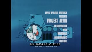 US NAVAL RESEARCH PROJECT ALVIN SUBMERSIBLE DSV2 WOODS HOLE INSTITUTE 50654 [upl. by Mosa707]