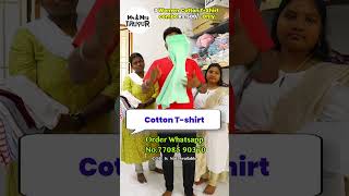 Mr and Mrs Tiruppur Launch New Cotton T shirt tirupurtrendingmenswear [upl. by Hsinam]