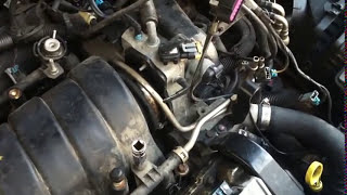 Vacuum leak repair on cadillac northstar engine [upl. by Acillegna]