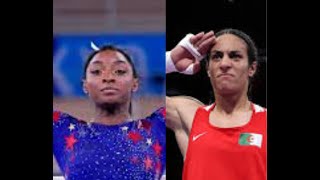 Simone Biles vs the Algerian Boxer  Who was more dominant [upl. by Eceryt]