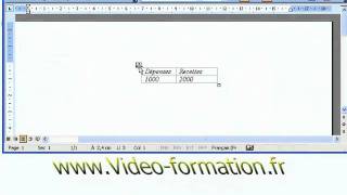 Déplacer un tableau dans Word video formation almoudaris [upl. by Natale]