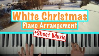 Just a chill Piano arrangement of White Christmas by Bing Crosby [upl. by Fatima649]