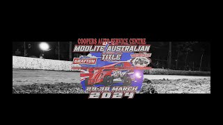 2024 COOPERS AUTO CENTRE AUSTRALIAN MODLITE TITLE  GRAFTON SPEEDWAY NSW [upl. by Benetta]