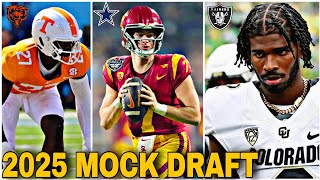 NEW 2025 NFL Mock Draft  Shedeur Sanders Quinn Ewers Miller Moss amp Cam Ward [upl. by Cannice]