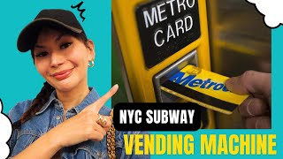 How to use NYC Metrocard Vending Machine  Quick Subway Guide [upl. by La Verne]