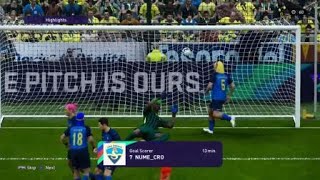 eFootball PES 2021HNK SIBENIK esport goal vs Gorica [upl. by Lorn]