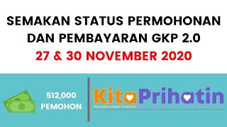 Cara Membuat Semakan Status Permohonan Dan Pembayaran GKP 20 Disini [upl. by Nanaek]