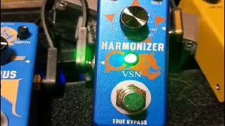 VSN Guitar Harmonizer Effect Pedal Digital Octave Effects Pedals Harmony Pitch Shifter Detune Review [upl. by Aneetak311]