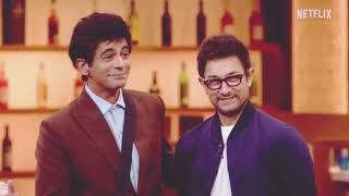 The kapil Sharma Show  Amir khan iin kapil show  sunil Grover Comedy [upl. by Esinnej]