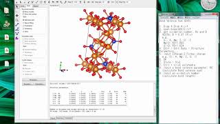 Bond Valence Sum BVS VESTA [upl. by Menashem7]